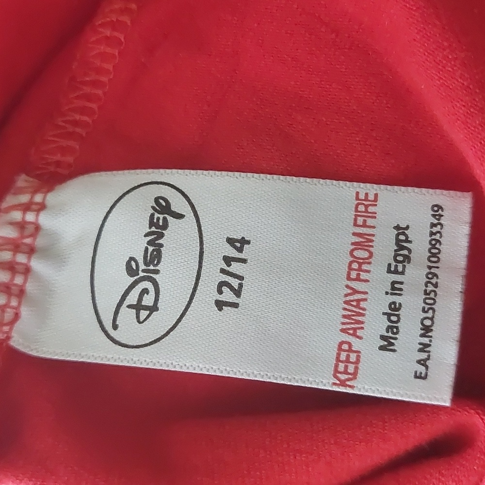 "Disney" tank top, size M (12/14)red color - Picture 6 of 7